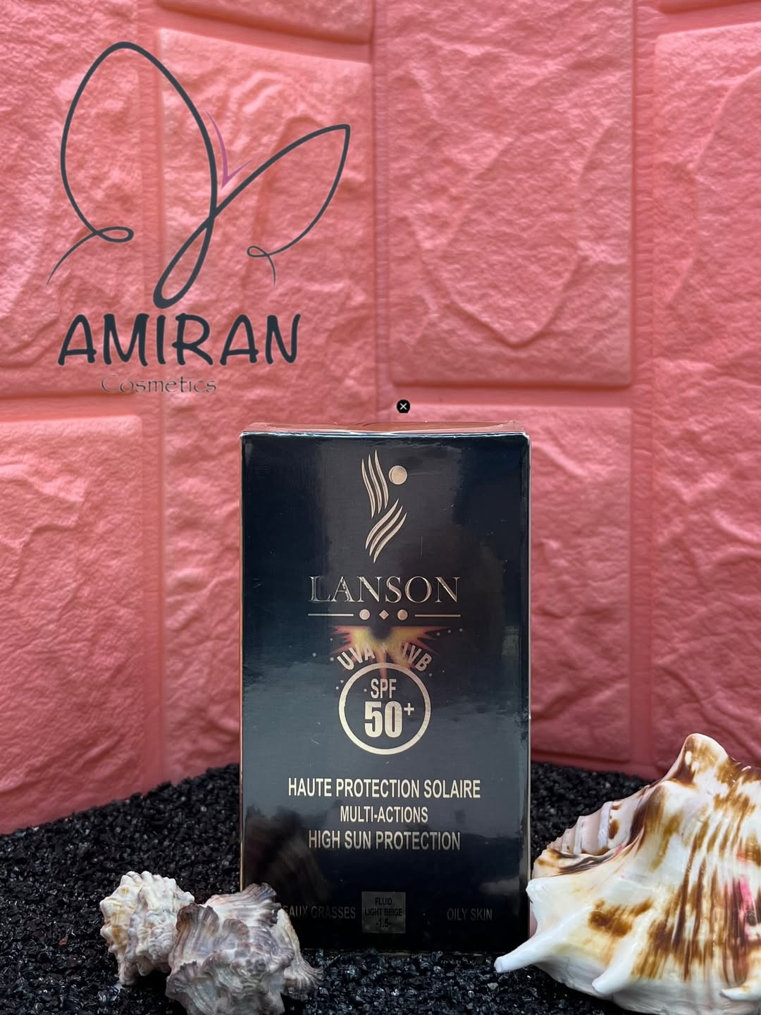 کرم ضدافتاب رنگی (بژ روشن) LANSON